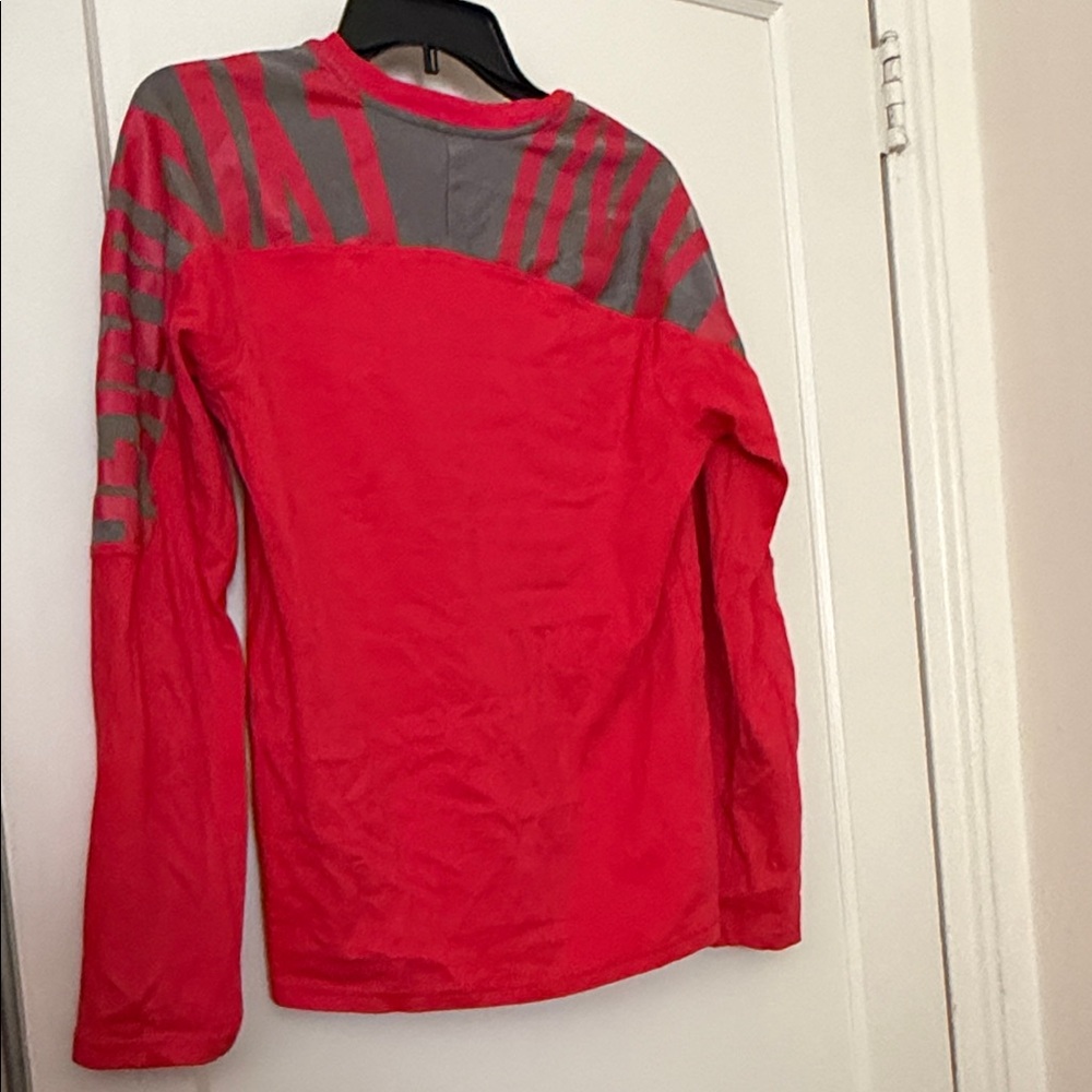 Armani Exchange Red and Gray Long Sleeve Tee size S - Picture 6 of 8